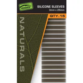 Fox Edges Naturals 3x25mm Tubo in Silicone 15pz