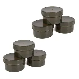 Fox Edges Hookbait Pots Piccola Scatola Porta Esche 6 pz