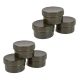 Fox Edges Hookbait Pots Piccola Scatola Porta Esche 6 pz