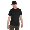 Fox Collection T-Shirt Nero-Arancione Taglia 2XL