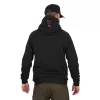Fox Collection LW Hoody Felpa con Cappuccio Nera Arancione S