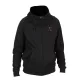 Fox Collection LW Hoody Felpa con Cappuccio Nera Arancione M