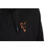 Fox Collection LW Hoody Felpa con Cappuccio Nera Arancione XL