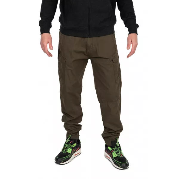 Fox Collection LW Cargo Trouser Pantaloni Verde-Nero XL
