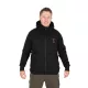 Fox Collection Black-Orange Sherpa Hoody Felpa con Cappuccio XL