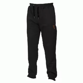   Fox Collection Sherpa Joggers Black-Orange Pantaloni della tuta M