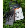 Fox Edges Spinner Rigs 6 Anelli, Amo con Ardiglione Girevole 3pz