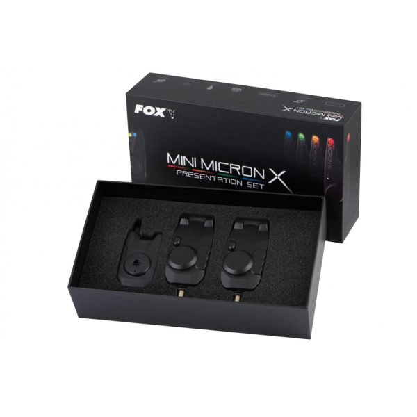 Fox Mini Micron X 2 rod set Segnalatore acustico elettronico di abboccata