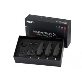   Fox Mini Micron X 4 rod set Segnalatore di abboccata elettronico