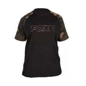 T-Shirt Fox Outline Nera Camo L