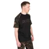 T-Shirt Fox Outline Nera Camo 2XL