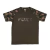 Fox Outline T-Shirt Khaki Camo Maglietta 3XL