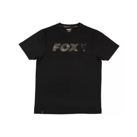 T-shirt Fox Logo Nera Camo S