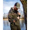 Fox LW Khaki-Camo Split Zip Hoody Felpa con cappuccio con zip M