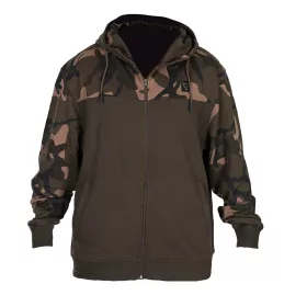   Fox LW Khaki-Camo Split Zip Hoody Felpa con cappuccio con zip 2XL