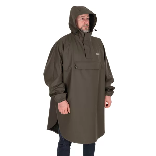Fox Khaki Poncsó One Size