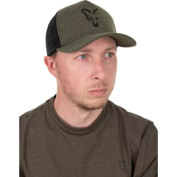 Fox Collection Trucker Cap Verde-Nero Berretto da Baseball