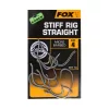 Fox EDGES™ Stiff Rig Straight - Misura 4 Amo