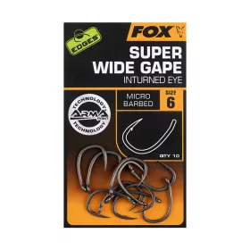   Fox Edges Armapoint 4 Amo da carpa con ardiglione e occhiello 10 pz