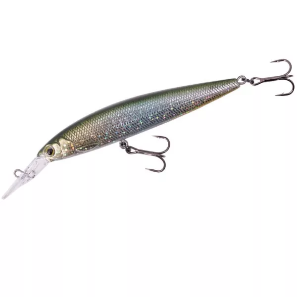 Major Craft Ceana Jerkbait 90SPM Middle 9cm 11gr #002 Green Back Silver Wobbler Galleggiante