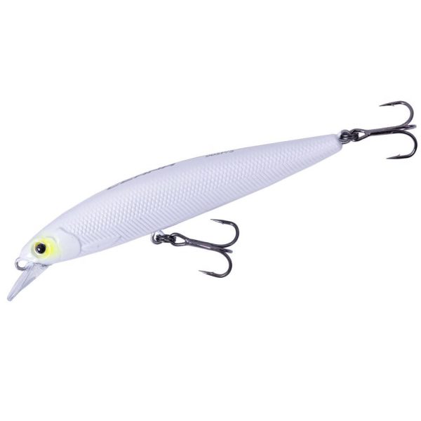 Major Craft Ceana Jerkbait 90SPS Shallow 9cm 10gr #004 Yellow Cheek Pearl White Wobbler Galleggiante