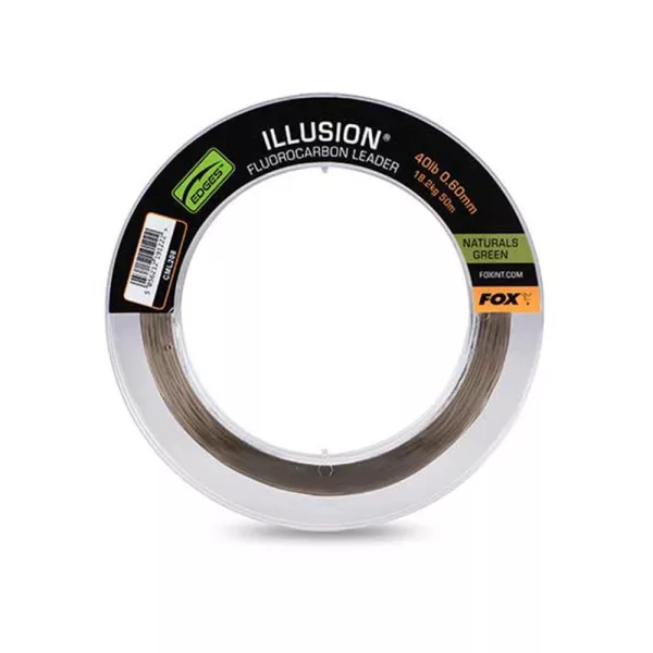 Fox Illusion Leader Fluorocarbon Verde Naturale 0,60mm 50m