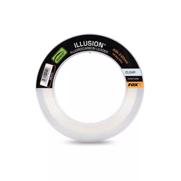 Fox Illusion Leader Fluorocarbon Trasparente 0,60mm 50m