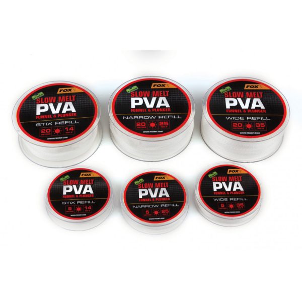 Fox EDGES™ PVA Mesh Refills Slow Melt Refills 14mm Stix - 5m Rete PVA