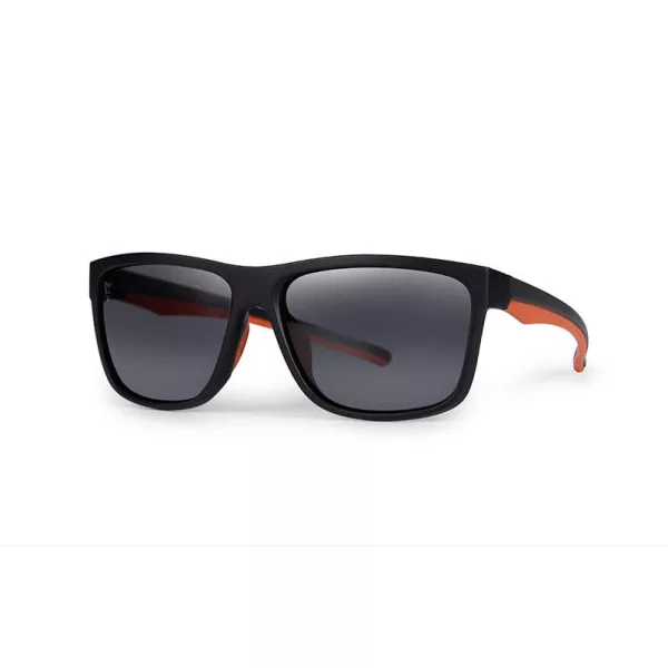 Fox Collection Black Orange Shades Brown Lens Occhiali da sole