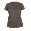 Fox WC V Neck T-Shirt Verde-Malva da Donna L