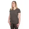 Fox WC V Neck T-Shirt Verde-Malva da Donna L