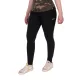 Fox Womens Black Lined Leggings Aláöltöző Nadrág XL