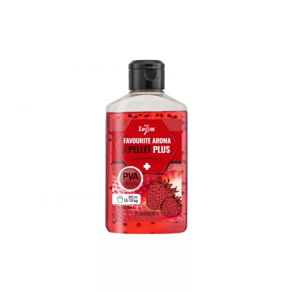 Carp Zoom Favourite Fragola Aroma liquido con pellet 200ml