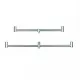 Carp Zoom CZ Easy Alu barra trasversale per 2 canne, 30 cm