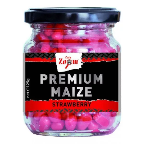 Carp Zoom CZ Mais da pesca Premium, fragola, 125 g, 220 ml