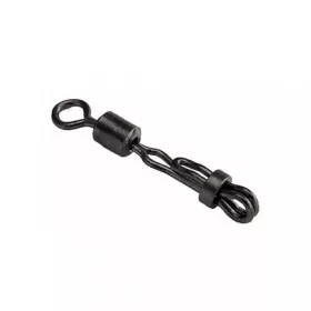   Carp Zoom CZ clip rapida di sicurezza per boilies, #4, nero opaco, 10 pz