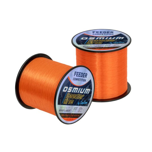 Feeder Competition Osmium Arancione Fluo 800m 0,28mm Filo Madre Monofilo da Feeder