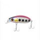 Predator Z PZ Beetle wobbler, 5 cm, 7,8 g, rosa, bianco, nero, galleggiante