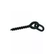Carp Zoom CZ Vite Pop up con anello ovale, 12 mm, nera, 10 pz