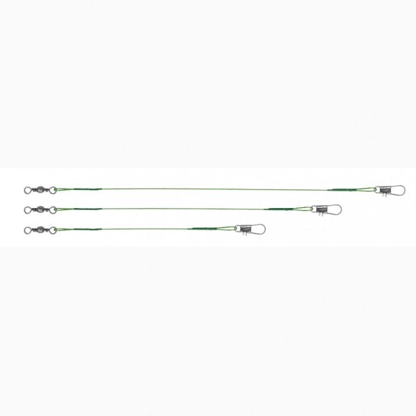 Predator Z PZ Set di terminali in acciaio (1x7), 14 kg, verde, 50 pz