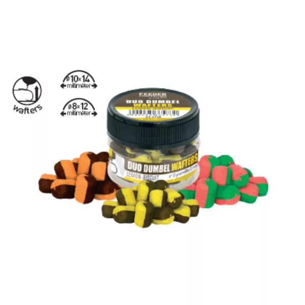 Feeder Competition Duo Dumbel 10x14mm Mangó-Barack Wafters 15gr