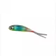 Predator Z PZ Offspring Tail Killer soft bait con aroma di pesce, 5 cm, blu, rosso, 5 pz