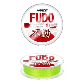 Hanzo Fudo Fluo Sárga 0,15mm 150m Fonott Főzsinór