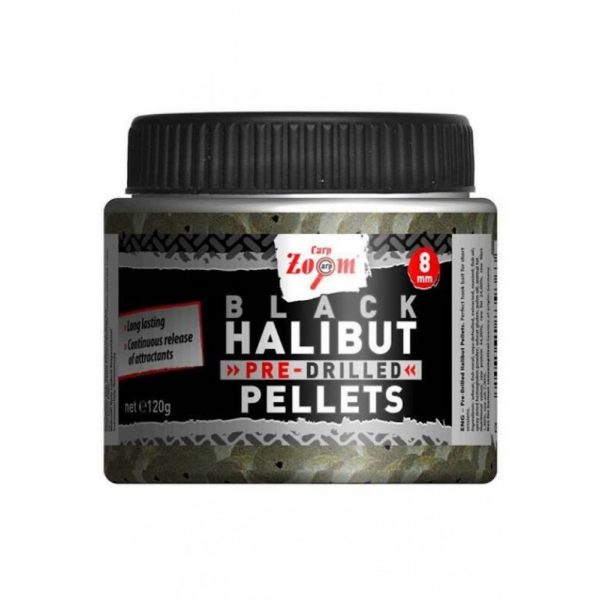 Carp Zoom CZ pellet per amo halibut nero preforato, 20 mm, halibut, 120 g