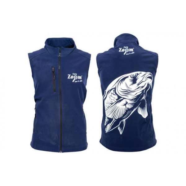 Carp Zoom CZ Gilet softshell da donna, Xl, blu scuro