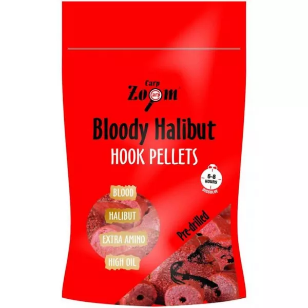 Carp Zoom CZ Pellet da amo halibut alla fragola forato, 15 mm, fragola, al pesce, 150 g