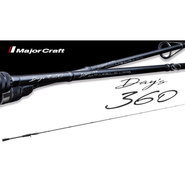 Major Craft Days 360 D360C-610M Baitcast R-Fast 2,08m 7-21gr 2 Részes Casting Pergető Bot