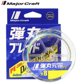   Major Craft Dangan Braid X8 0,13mm 150m Multicolor Fonott Zsinór