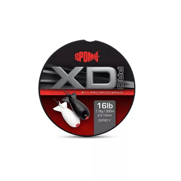 Spomb XD Pro Braid Trecciato Grigio 0,14mm 300m