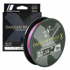   Major Craft Dangan Braid X 8X 0,37mm 200m Multicolor Trecciato